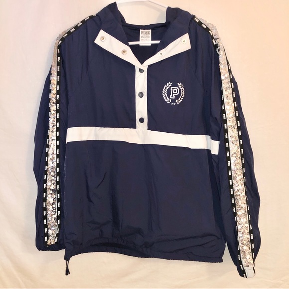 PINK Victoria's Secret Jackets & Blazers - bling varsity jacket